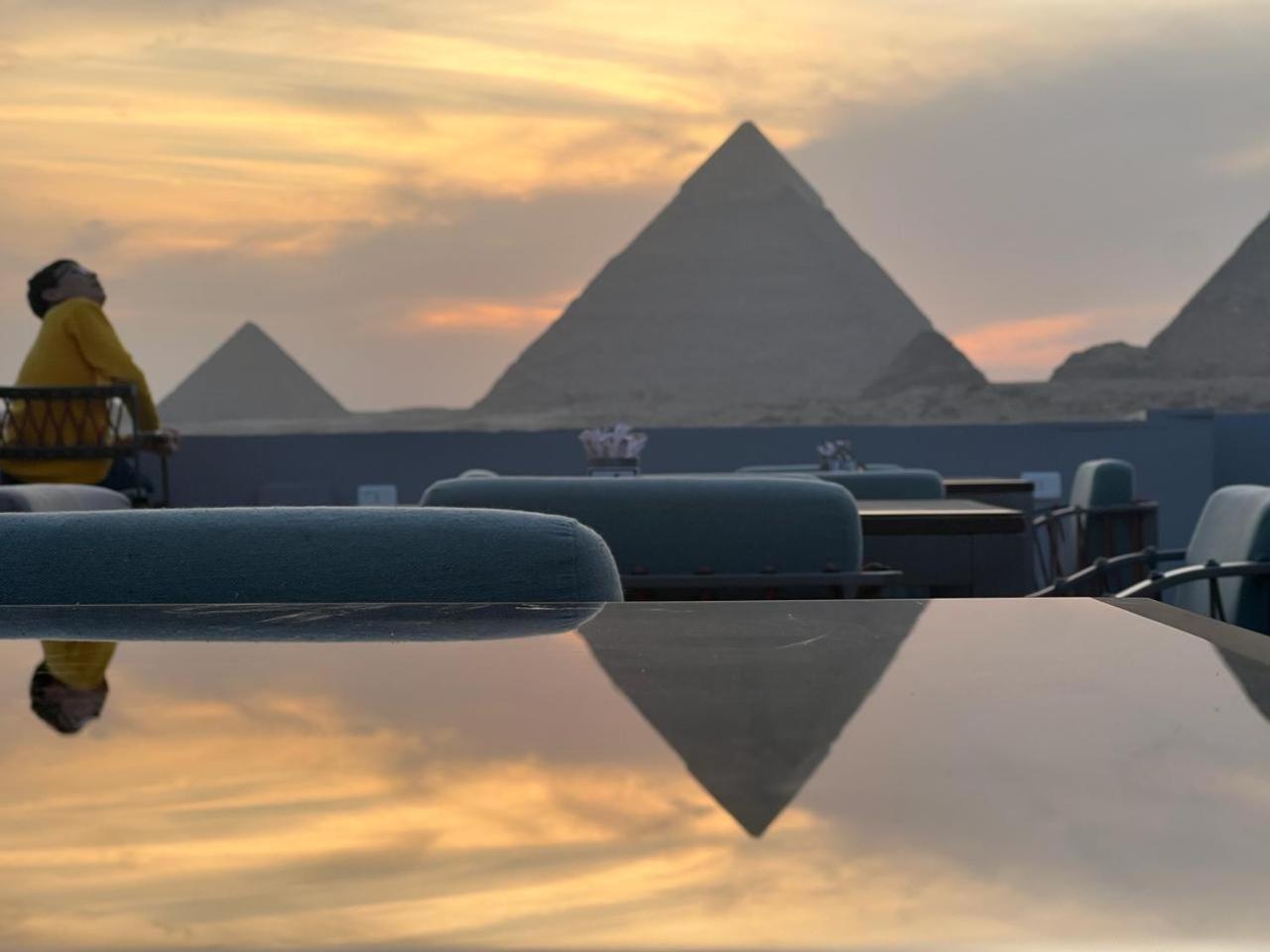 Pyramids Hotel Kafrat al Jabal ภายนอก รูปภาพ