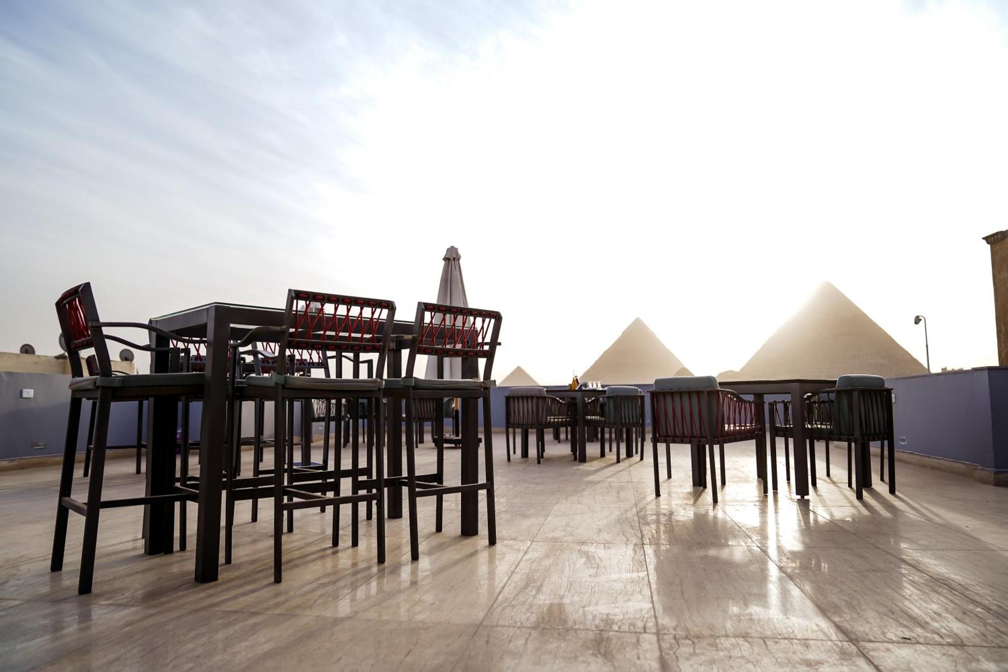 Pyramids Hotel Kafrat al Jabal ภายนอก รูปภาพ